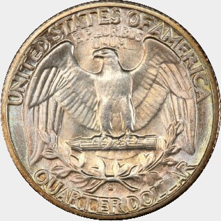 1941-S  Quarter Dollar reverse