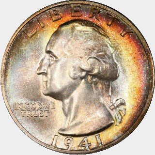 1941-S  Quarter Dollar obverse