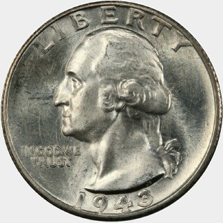 1943-S  Quarter Dollar obverse