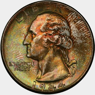 1944  Quarter Dollar obverse