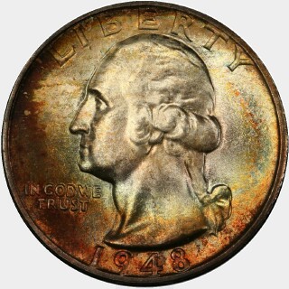 1948-S  Quarter Dollar obverse