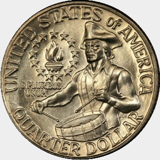 1976-D  Quarter Dollar reverse