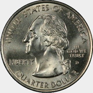 2001-D  Quarter Dollar obverse