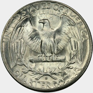 1946-S/S  Quarter Dollar reverse