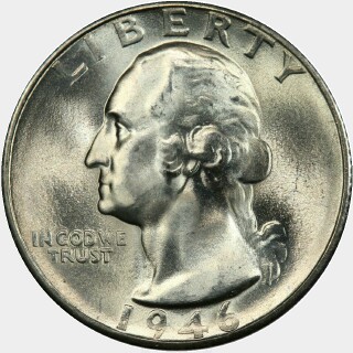 1946-S/S  Quarter Dollar obverse