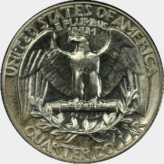 1937 Proof Quarter Dollar reverse