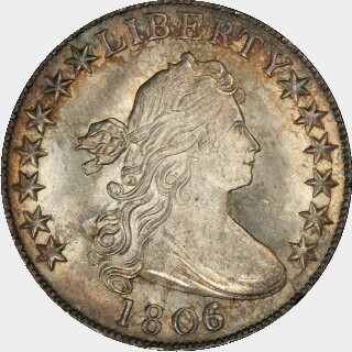 1806/5  Half Dollar obverse