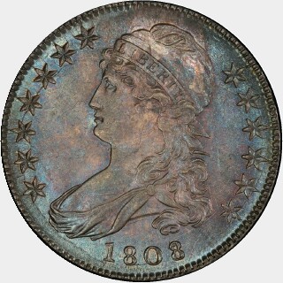 1808/7  Half Dollar obverse