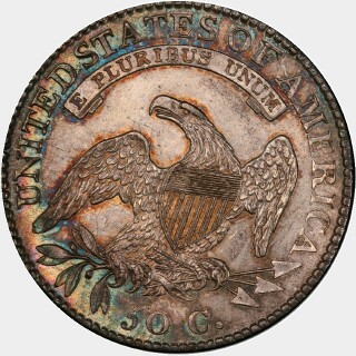 1815/2  Half Dollar reverse