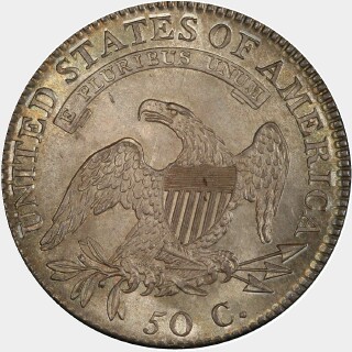 1818/7  Half Dollar reverse