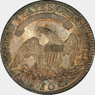 1818/7  Half Dollar reverse