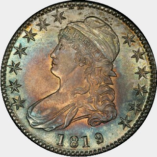 1819/8  Half Dollar obverse