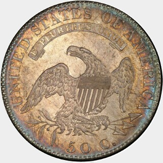 1820/19  Half Dollar reverse