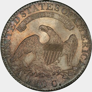 1822/1  Half Dollar reverse