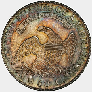 1823  Half Dollar reverse