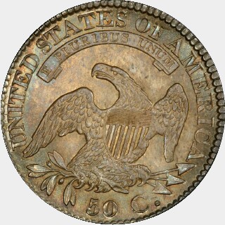 1827  Half Dollar reverse