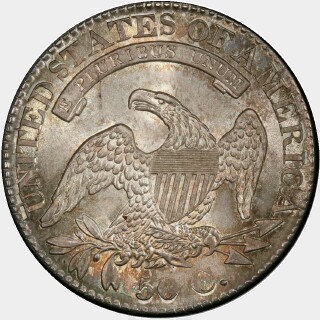 1827/6  Half Dollar reverse