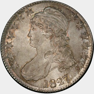 1827/6  Half Dollar obverse