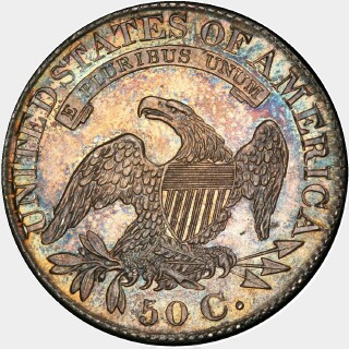 1828  Half Dollar reverse