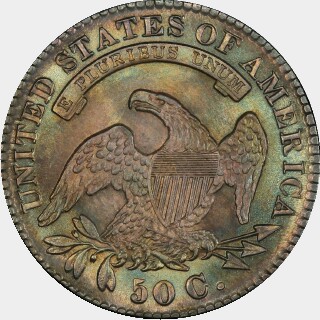 1830  Half Dollar reverse