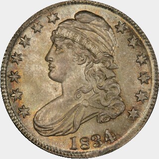 1834  Half Dollar obverse