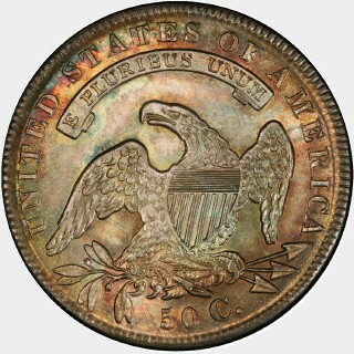 1836  Half Dollar reverse