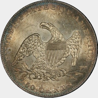 1836  Half Dollar reverse