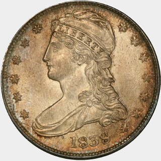 1838  Half Dollar obverse