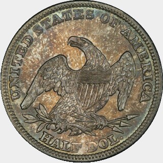 1839  Half Dollar reverse