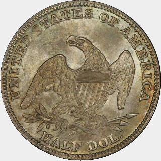 1839-O  Half Dollar reverse