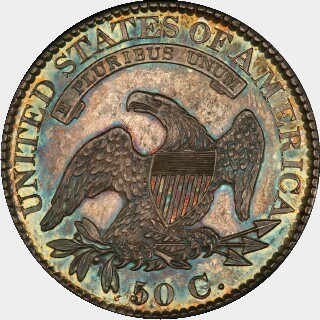 1826 Proof Half Dollar reverse