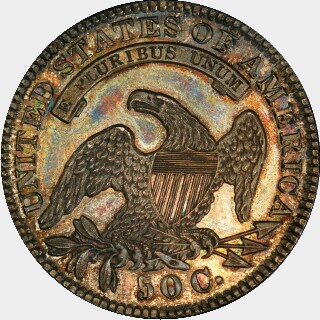 1831 Proof Half Dollar reverse