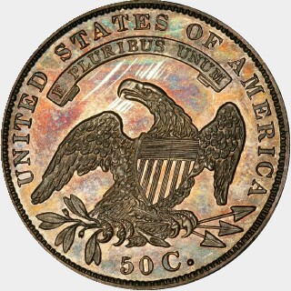 1833 Proof Half Dollar reverse