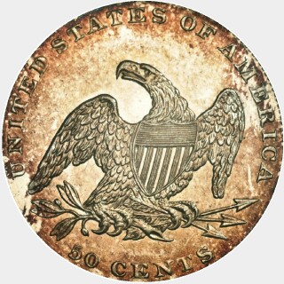 1837 Proof Half Dollar reverse