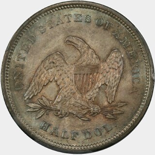 1840  Half Dollar reverse