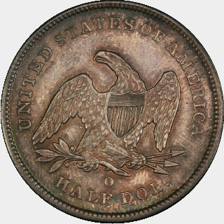 1842-O  Half Dollar reverse