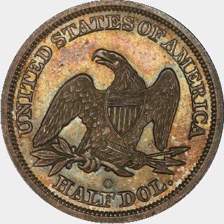1844-O  Half Dollar reverse