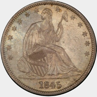 1845-O  Half Dollar obverse