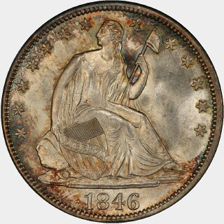 1846  Half Dollar obverse