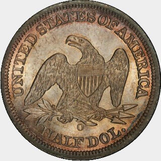 1846-O  Half Dollar reverse