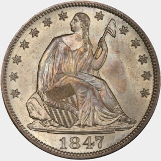 1847  Half Dollar obverse