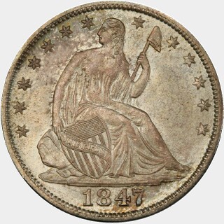 1847-O  Half Dollar obverse