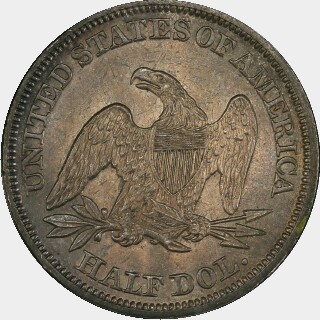 1848  Half Dollar reverse