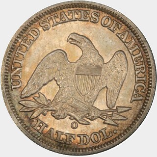 1848-O  Half Dollar reverse