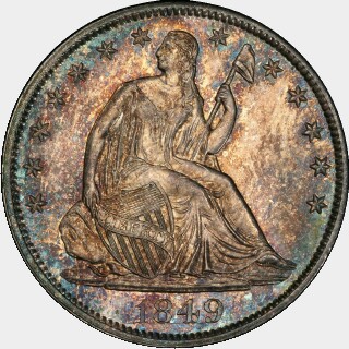 1849  Half Dollar obverse