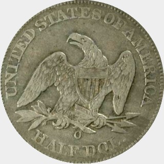 1853-O  Half Dollar reverse