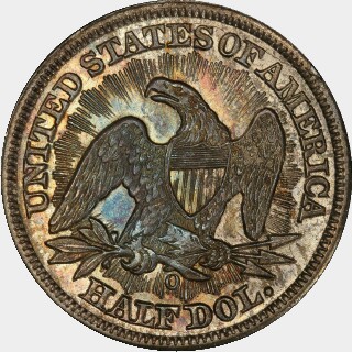 1853-O  Half Dollar reverse