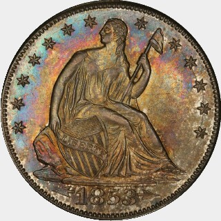 1853-O  Half Dollar obverse