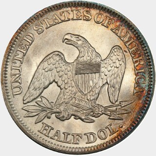 1854  Half Dollar reverse