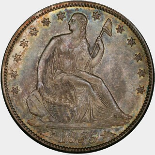 1855/54  Half Dollar obverse